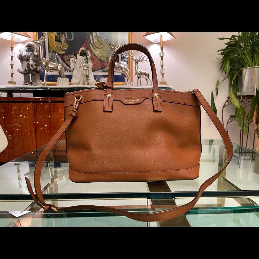 Brown Henri Bendel Satchel with removable straps
